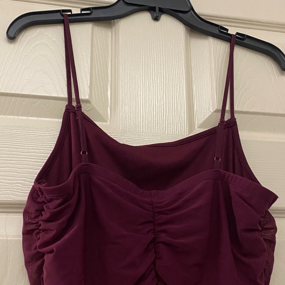 Sleeveless Spaghetti Strap Square Neck Ruched Stretch Sheath Dress - Picture 7 of 11